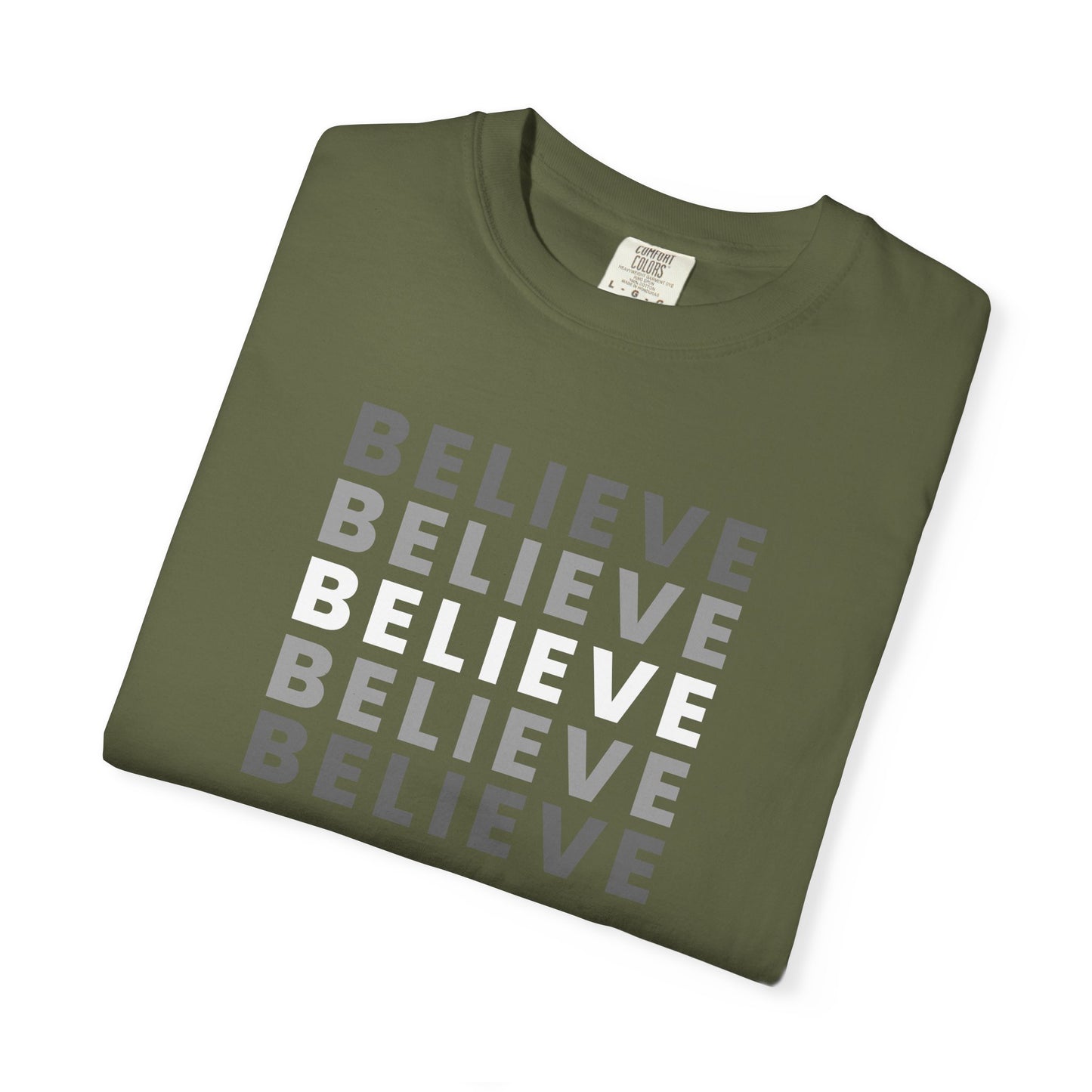 Believe Unisex T-shirt - Inspirational Apparel, Motivational Gift, Casual Wear, Everyday Graphic Tee, Positive Mindset
